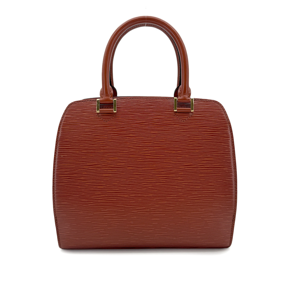 LOUIS VUITTON EPI PONT NEUF HAND BAG KENYA BRWON LEATHER M52053 90298714
