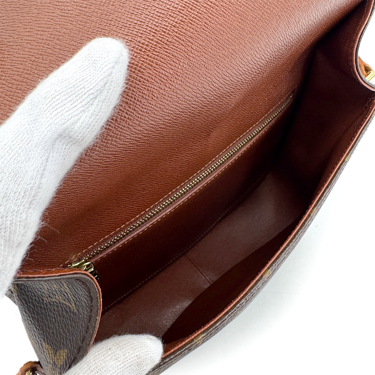 LOUIS VUITTON MONOGRAM SAINT CLOUD GM SHOULDER BAG BROWN M51242 90298716