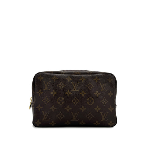LOUIS VUITTON MONOGRAM TROUSSE TOILETTE 23 CLUTCH BAG BROWN M47524 90298719 - PURPOSE