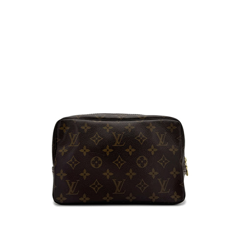 LOUIS VUITTON MONOGRAM TROUSSE TOILETTE 23 CLUTCH BAG BROWN M47524 90298719 - PURPOSE