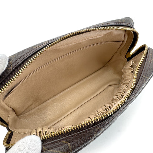 LOUIS VUITTON MONOGRAM TROUSSE TOILETTE 23 CLUTCH BAG BROWN M47524 90298719 - PURPOSE