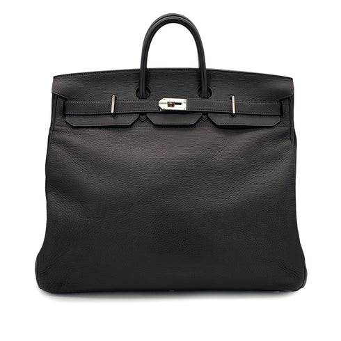 HERMES HAUT A COURROIES 50 MARRON FONCE TOGO HAND BAG □E SHW 90298721 - PURPOSE