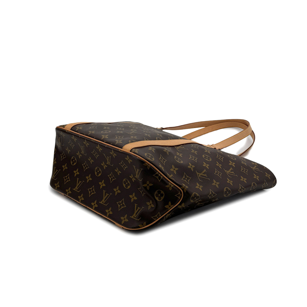 LOUIS VUITTON MONOGRAM SAC SHOPPING TOTE BAG BROWN M51108 90298722