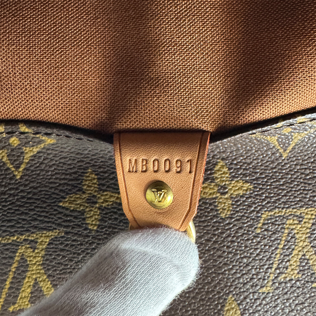 LOUIS VUITTON MONOGRAM SAC SHOPPING TOTE BAG BROWN M51108 90298722