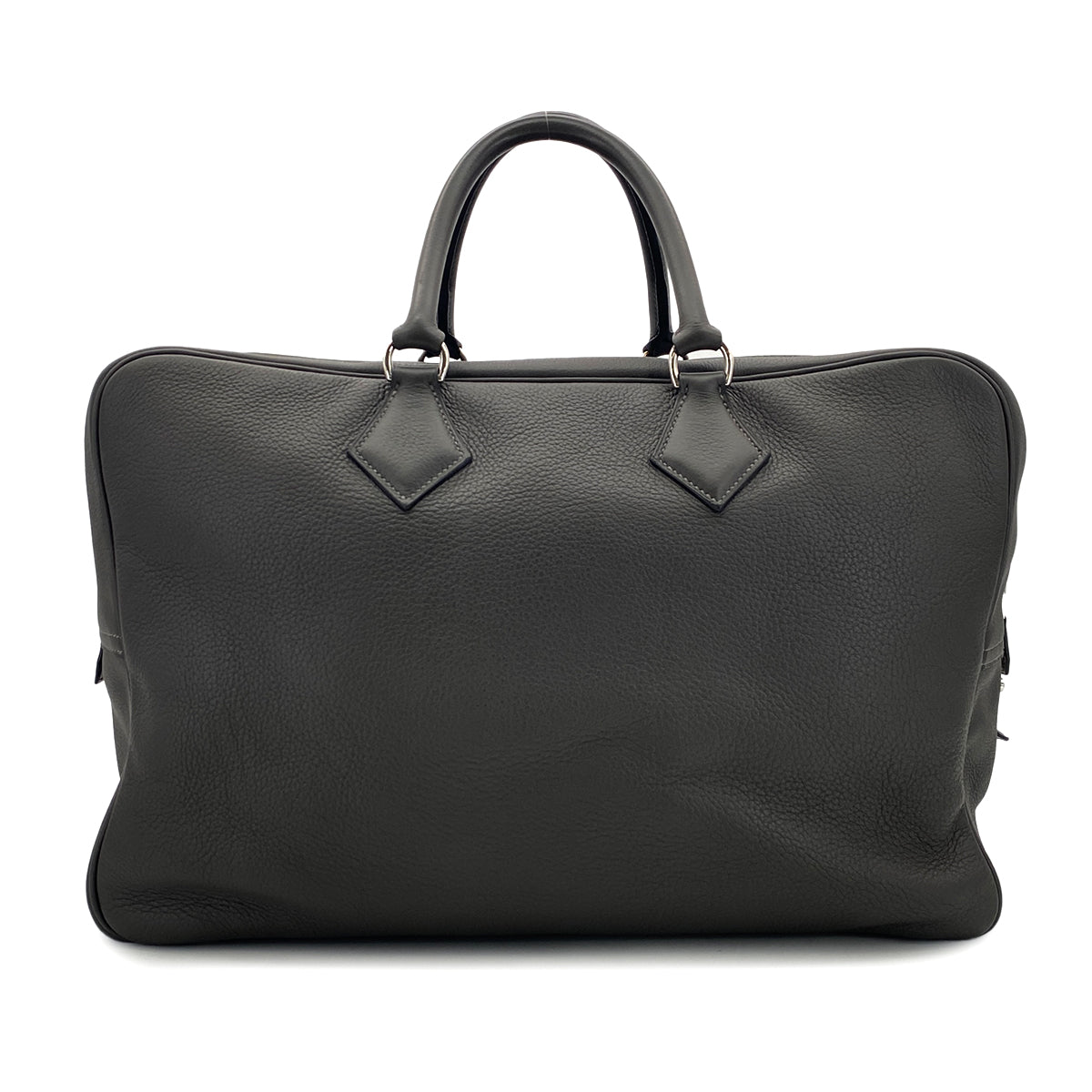 HERMES PLUME 45 GRAPHITE TAURILLON CLEMENCE HAND BAG □E SHW 90298724