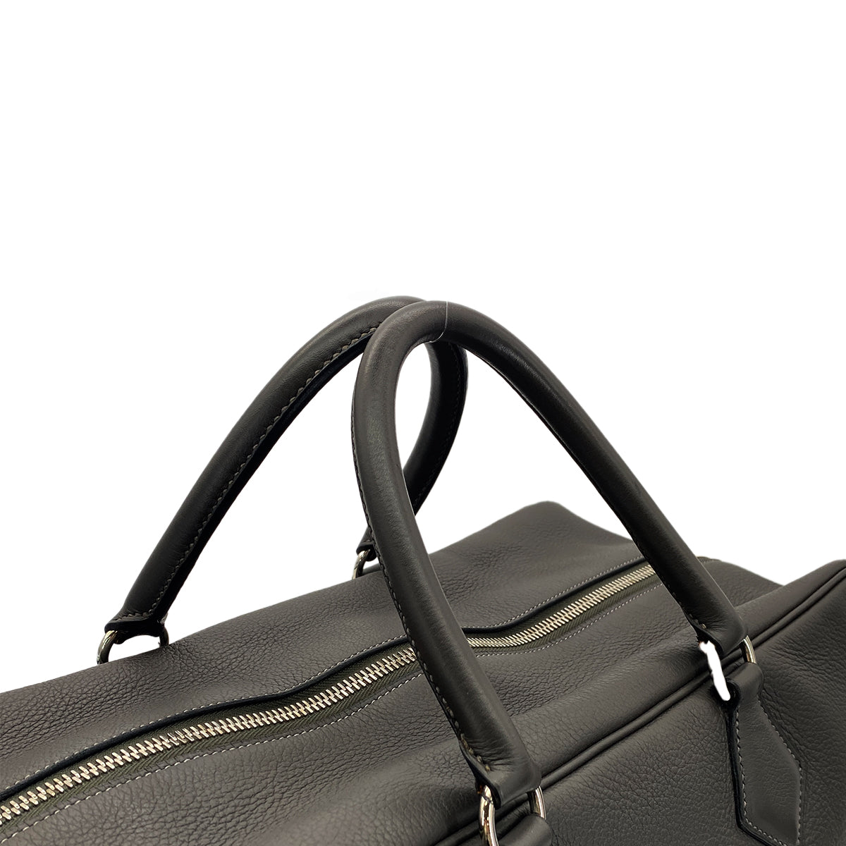 HERMES PLUME 45 GRAPHITE TAURILLON CLEMENCE HAND BAG □E SHW 90298724