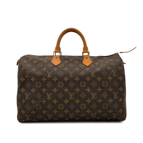 LOUIS VUITTON MONOGRAM SPEEDY 40 HAND BAG BROWN M41522 90298727 - PURPOSE