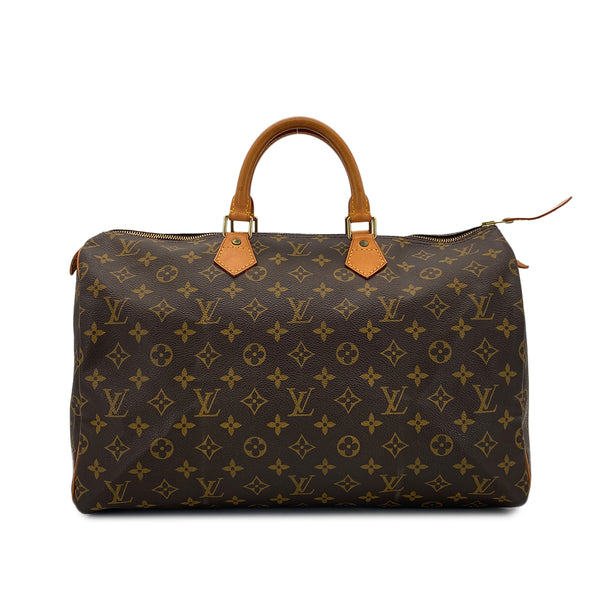 LOUIS VUITTON MONOGRAM SPEEDY 40 HAND BAG BROWN M41522 90298727 - PURPOSE