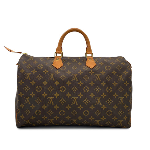 LOUIS VUITTON MONOGRAM SPEEDY 40 HAND BAG BROWN M41522 90298727 - PURPOSE