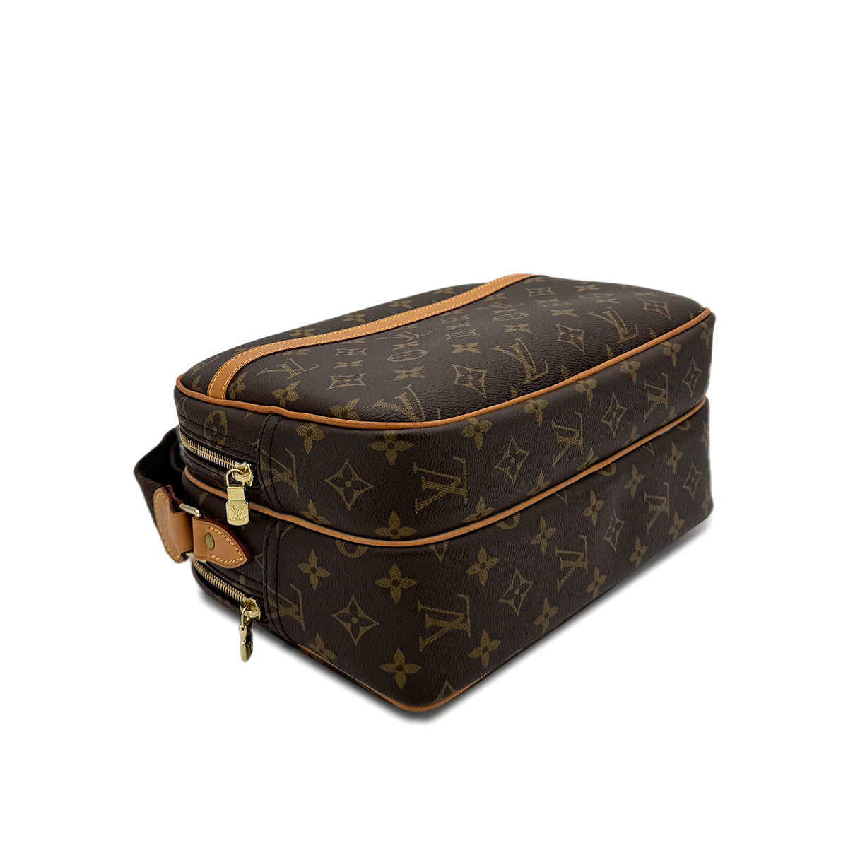 LOUIS VUITTON MONOGRAM REPORTER PM SHOULDER BAG BROWN M45254 90298728