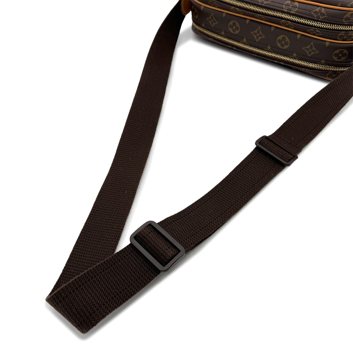 LOUIS VUITTON MONOGRAM REPORTER PM SHOULDER BAG BROWN M45254 90298728