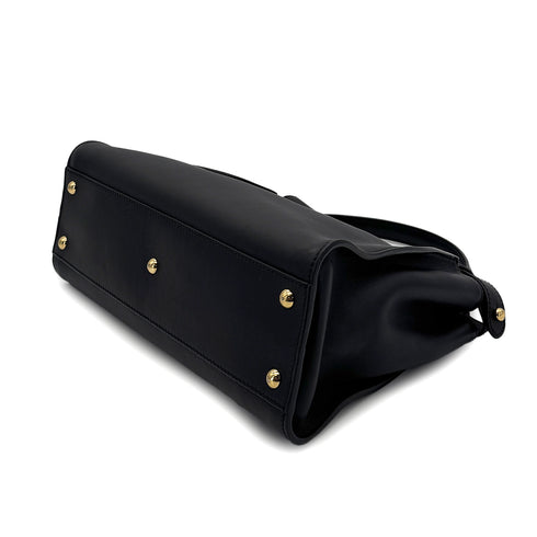 FENDI PEEKABOO REGULAR HAND SHOULDER BAG LEATHER NERO 8BN290 90298729 - PURPOSE