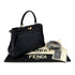 FENDI PEEKABOO REGULAR HAND SHOULDER BAG LEATHER NERO 8BN290 90298729 - PURPOSE