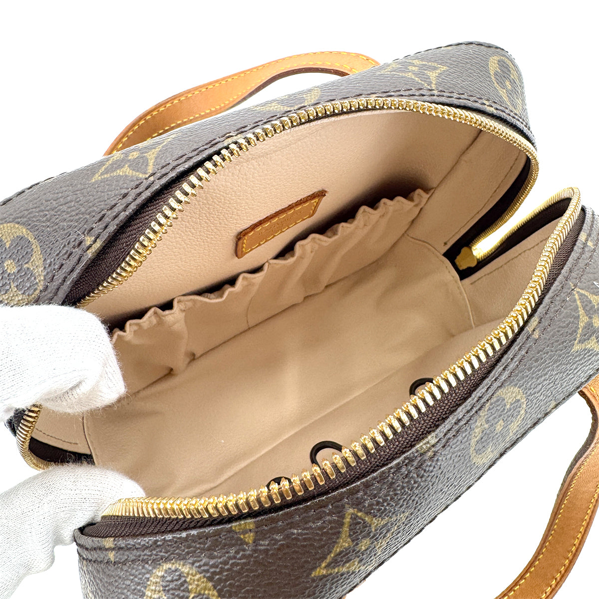 LOUIS VUITTON MONOGRAM SPONTINI HAND SHOULDER BAG BROWN M47500 90298731