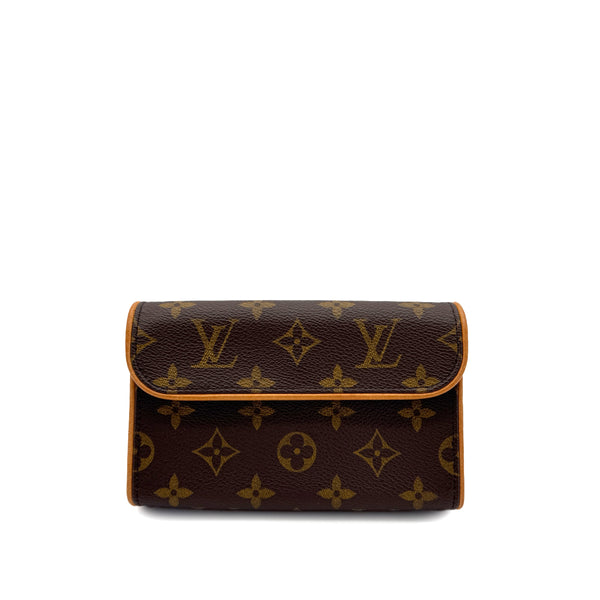 LOUIS VUITTON MONOGRAM POCHETTE FLORENTINE BELT BAG BROWN M51855 90298732 - PURPOSE