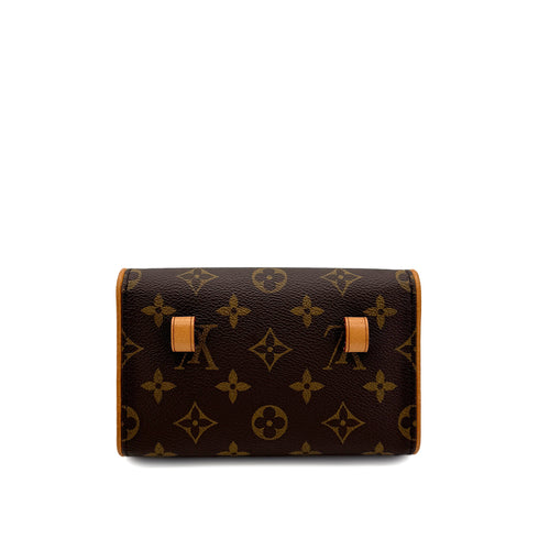 LOUIS VUITTON MONOGRAM POCHETTE FLORENTINE BELT BAG BROWN M51855 90298732 - PURPOSE