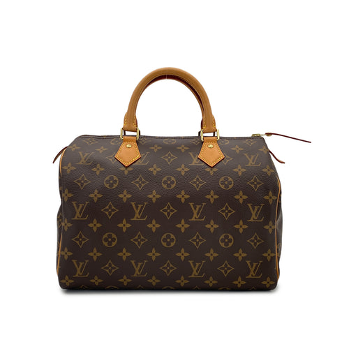 LOUIS VUITTON MONOGRAM SPEEDY 30 HAND BAG BROWN M41108 90298736 - PURPOSE