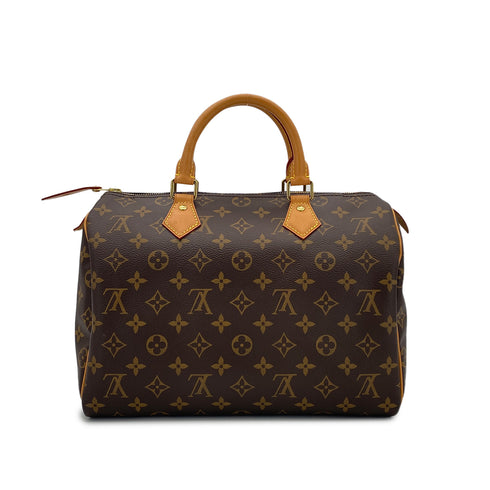 LOUIS VUITTON MONOGRAM SPEEDY 30 HAND BAG BROWN M41108 90298736 - PURPOSE