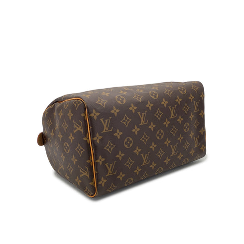 LOUIS VUITTON MONOGRAM SPEEDY 30 HAND BAG BROWN M41108 90298736 - PURPOSE