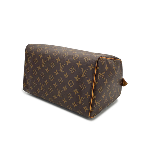 LOUIS VUITTON MONOGRAM SPEEDY 30 HAND BAG BROWN M41108 90298736 - PURPOSE