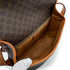 CELINE VINTAGE MACADAM SHOULDER BAG BROWN PVC LEATHER 90298737