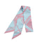 HERMES TWILLY SCARF LES COUPES TATTOO CIEL VIEUX ROSE SILK 90298742 - PURPOSE