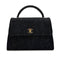 CHANEL VINTAGE HAND BAG BLACK DENIM 90298831 - PURPOSE