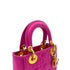 CHRISTIAN DIOR LADY DIOR MINI HAND BAG PINK SATIN 90298833 - PURPOSE