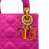 CHRISTIAN DIOR LADY DIOR MINI HAND BAG PINK SATIN 90298833 - PURPOSE