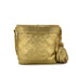 CHANEL VINTAGE FRINGE SHOULDER BAG GOLD LAMB SKIN 90298836