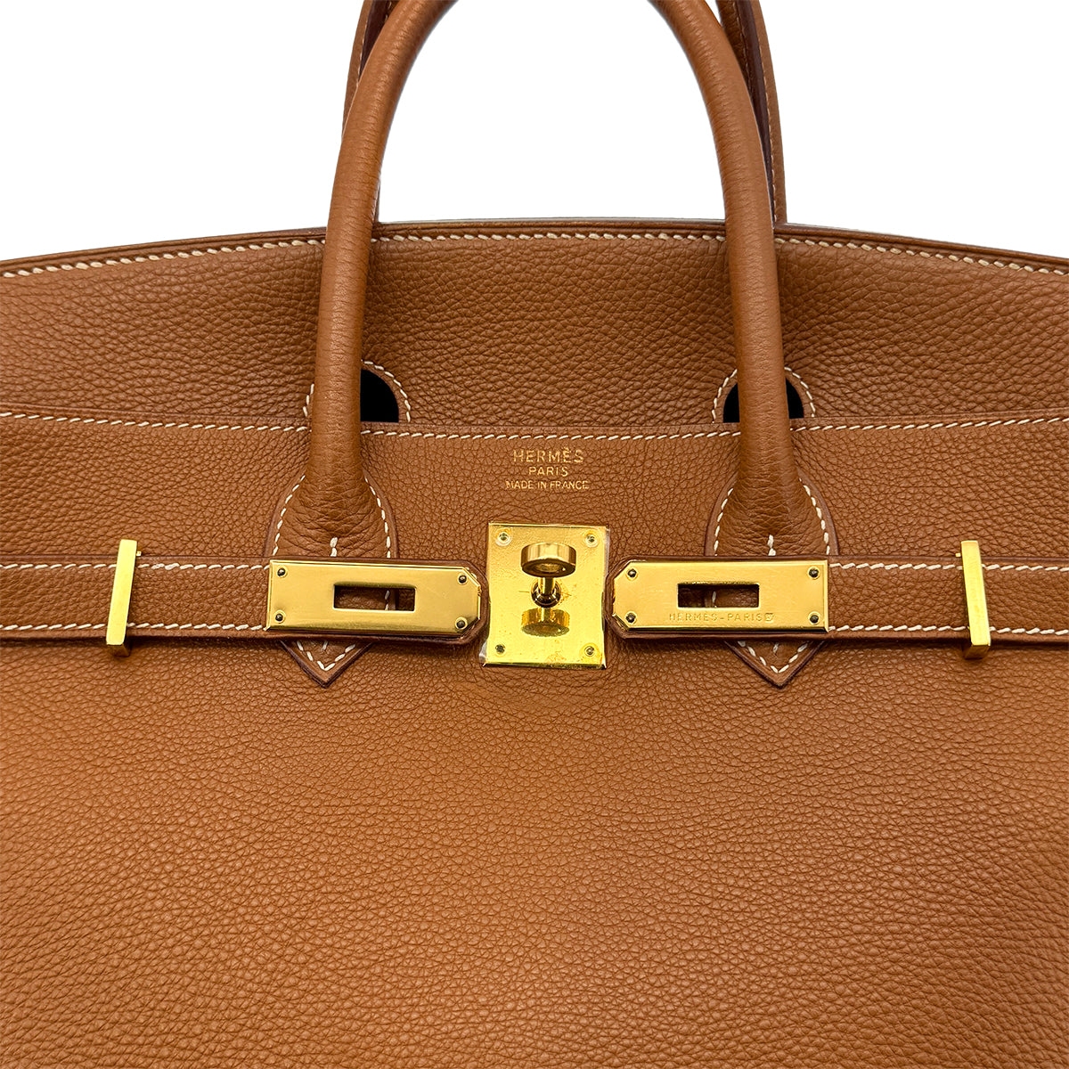 HERMES HAUT A COURROIES 32 GOLD TOGO HAND BAG □D GHW 90299049