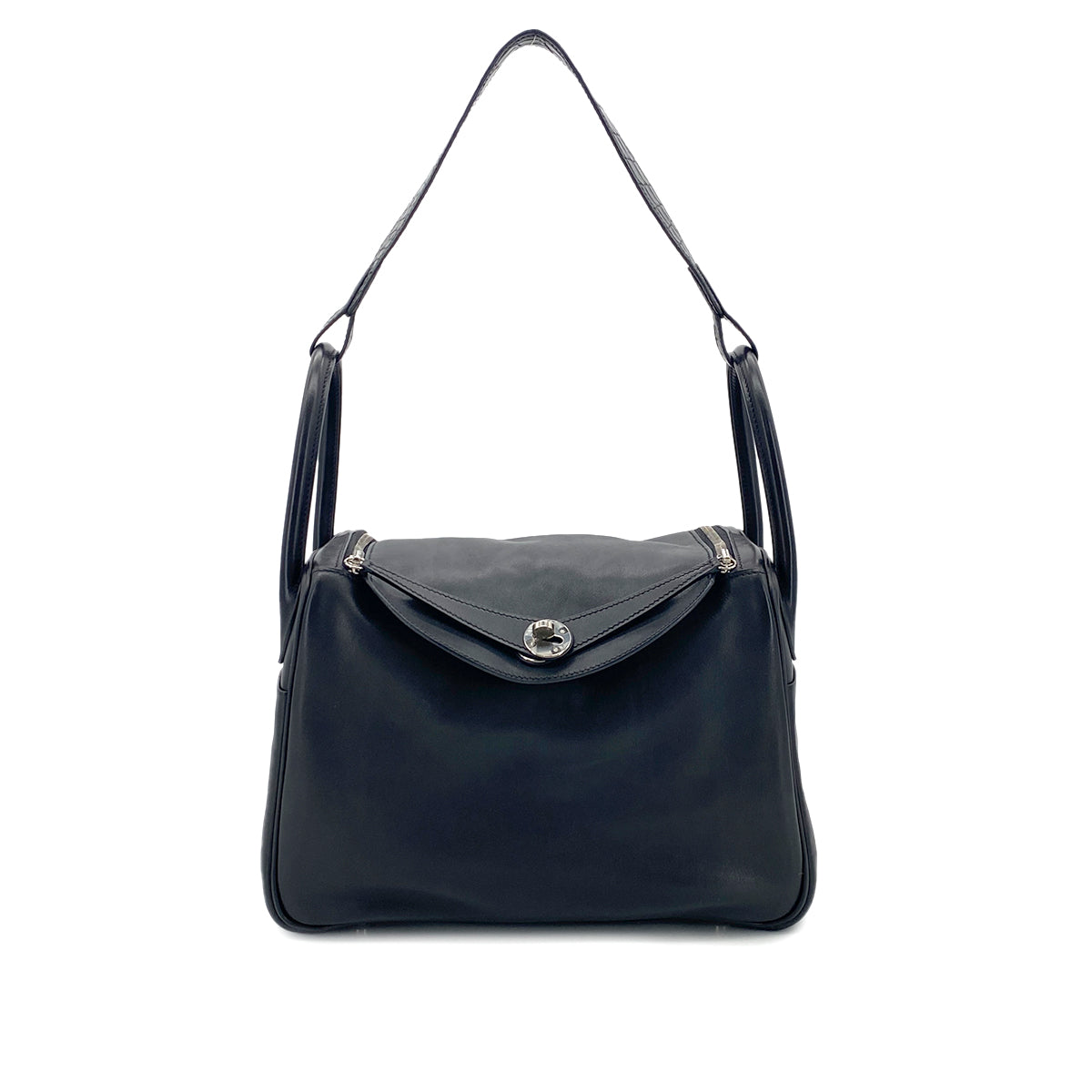 HERMES LINDY TOUCH 30 BLACK VOLUPTO NILOTICUS SHOULDER BAG A SHW 90299050