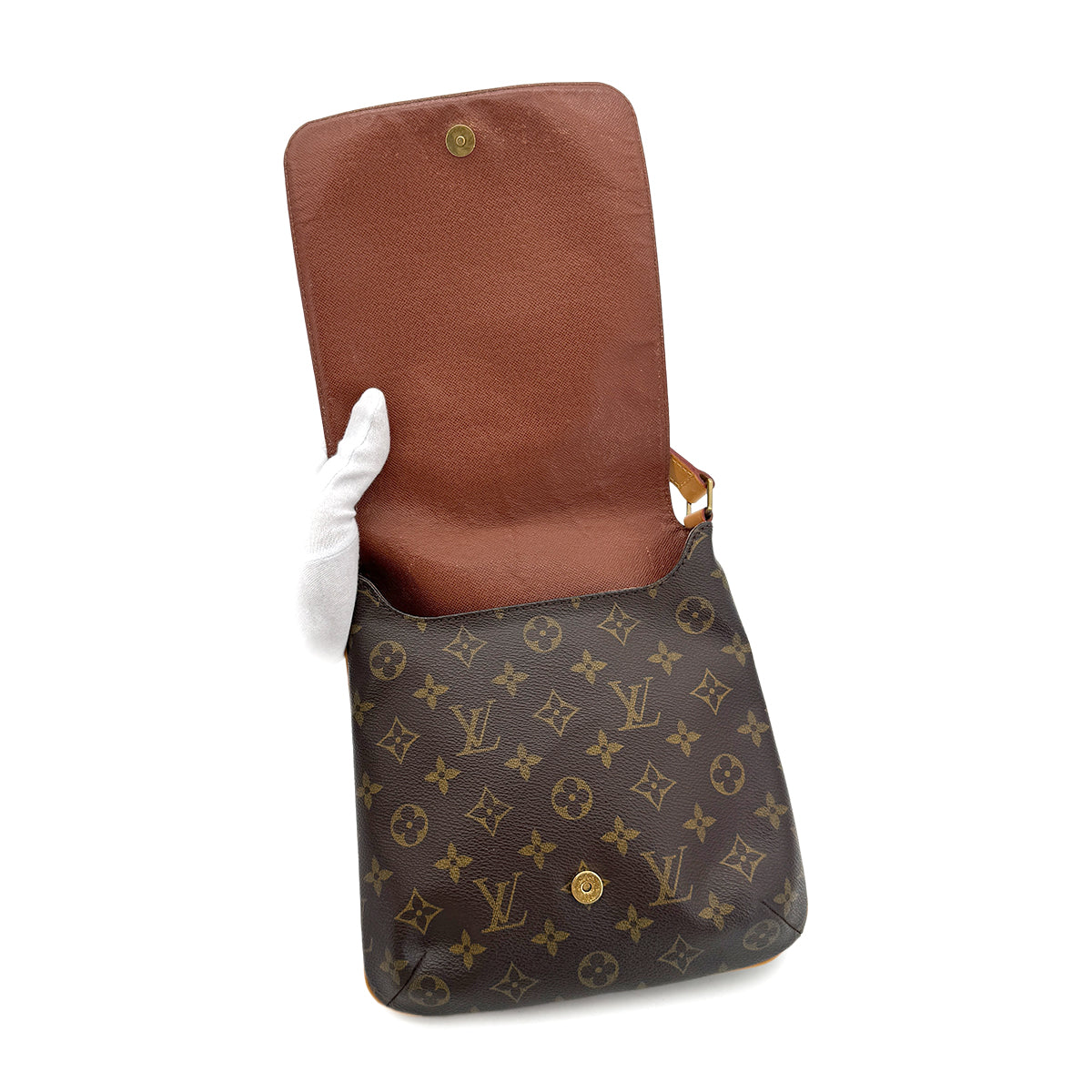 LOUIS VUITTON MONOGRAM MUSETTE SALSA SHOULDER BAG BROWN M51258 90299051