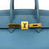 HERMES BIRKIN 35 BLUE JEAN COURCHEVEL HAND BAG □B GHW 90299053 - PURPOSE