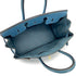 HERMES BIRKIN 35 BLUE JEAN COURCHEVEL HAND BAG □B GHW 90299053 - PURPOSE