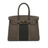 HERMES BIRKIN CLUB 30 ETAIN GRAPHITE GRIS FONCE TAURILLON CLEMENCE LIZARD HAND BAG □O GHW 90299054 - PURPOSE