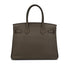 HERMES BIRKIN CLUB 30 ETAIN GRAPHITE GRIS FONCE TAURILLON CLEMENCE LIZARD HAND BAG □O GHW 90299054 - PURPOSE