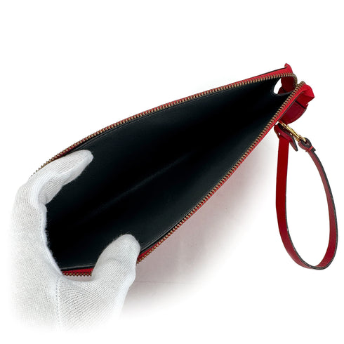LOUIS VUITTON EPI POCHETTE ACCESSOIRES CLUTCH BAG CASTILIAN RED LEATHER M52947 90299057
