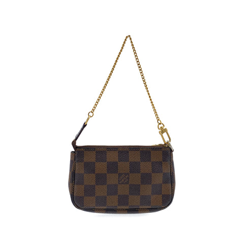 LOUIS VUITTON DAMIER MINI POCHETTE ACCESSOIRES HAND BAG N58009 90299058