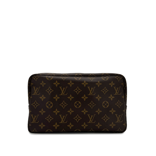 LOUIS VUITTON MONOGRAM TROUSSE TOILETTE 28 CLUTCH BAG BROWN M47522 90299059 - PURPOSE