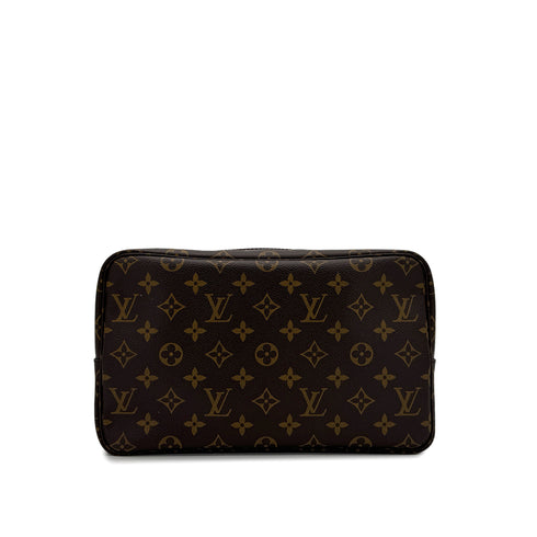 LOUIS VUITTON MONOGRAM TROUSSE TOILETTE 28 CLUTCH BAG BROWN M47522 90299059 - PURPOSE