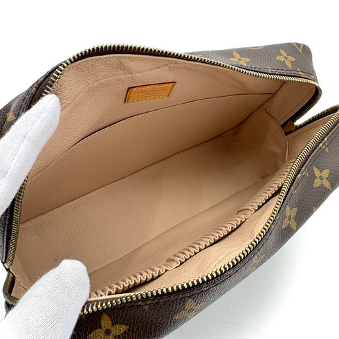 LOUIS VUITTON MONOGRAM TROUSSE TOILETTE 28 CLUTCH BAG BROWN M47522 90299059 - PURPOSE