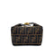 FENDI ZUCCA POUCH HAND BAG BROWN BLACK CANVAS LEATHER 90299060 - PURPOSE