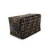 FENDI ZUCCA POUCH HAND BAG BROWN BLACK CANVAS LEATHER 90299060 - PURPOSE