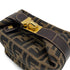 FENDI ZUCCA POUCH HAND BAG BROWN BLACK CANVAS LEATHER 90299060 - PURPOSE
