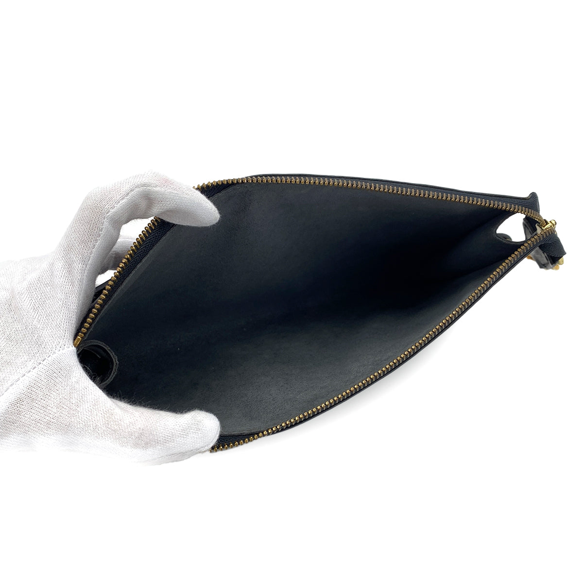 LOUIS VUITTON EPI POCHETTE ACCESSOIRES HAND BAG NOIR M52942 90299064