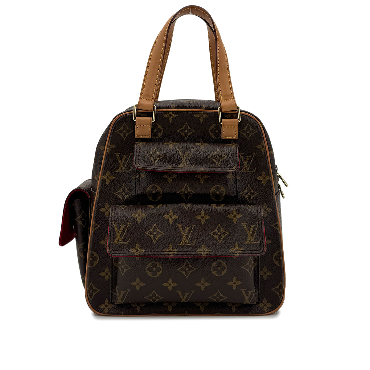 LOUIS VUITTON MONOGRAM EXCENTRI CITE HAND BAG BROWN M51161 90299065