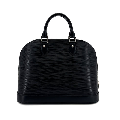 LOUIS VUITTON EPI ALMA PM HAND BAG NOIR LEATHER M40302 90299066 - PURPOSE