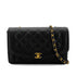 CHANEL VINTAGE DIANA MEDIUM CHAIN SHOULDER BAG BLACK CAVIAR SKIN 90299068 - PURPOSE