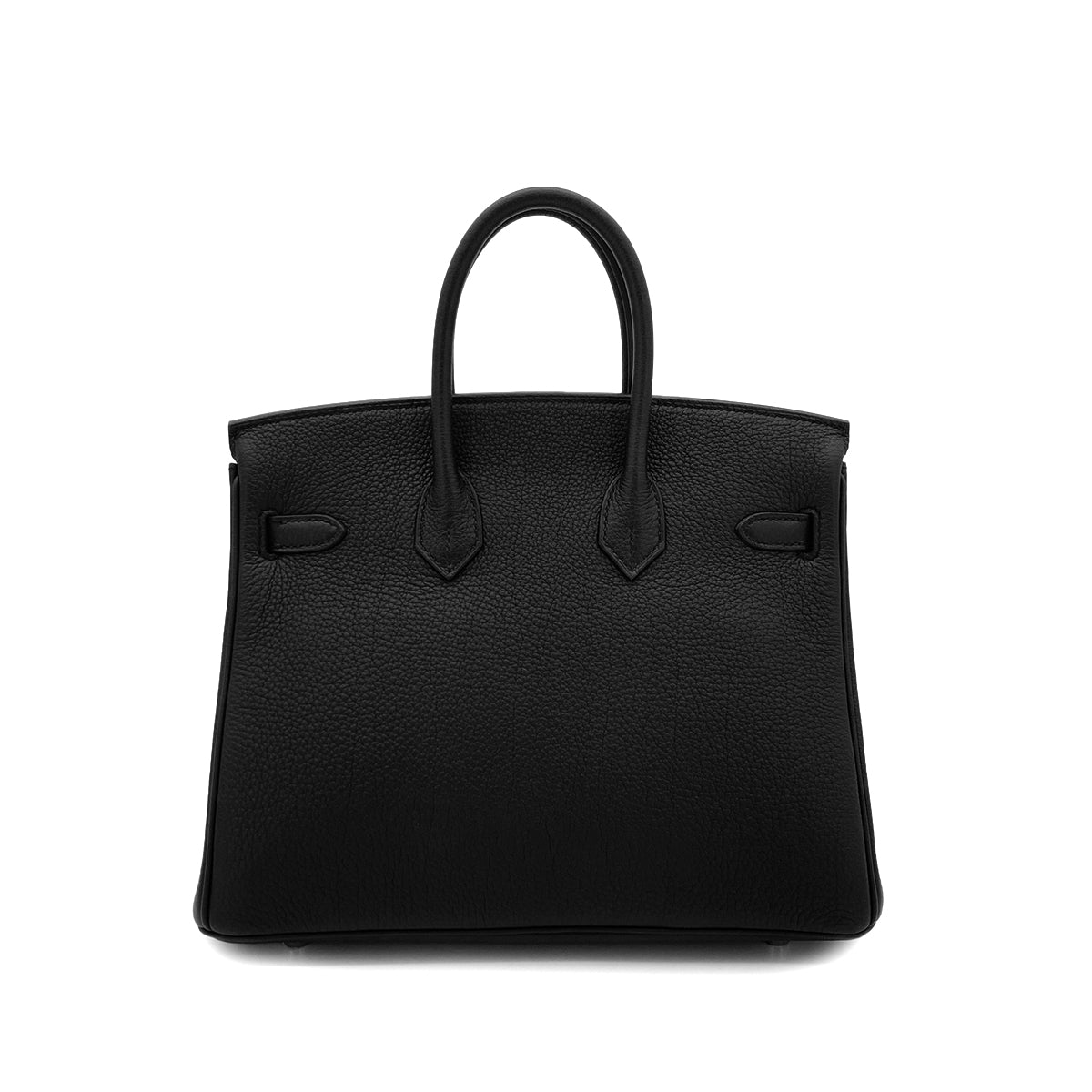 HERMES BIRKIN 25 VERSO BLACK TOUNDRA TOGO HAND BAG W GHW 90299073